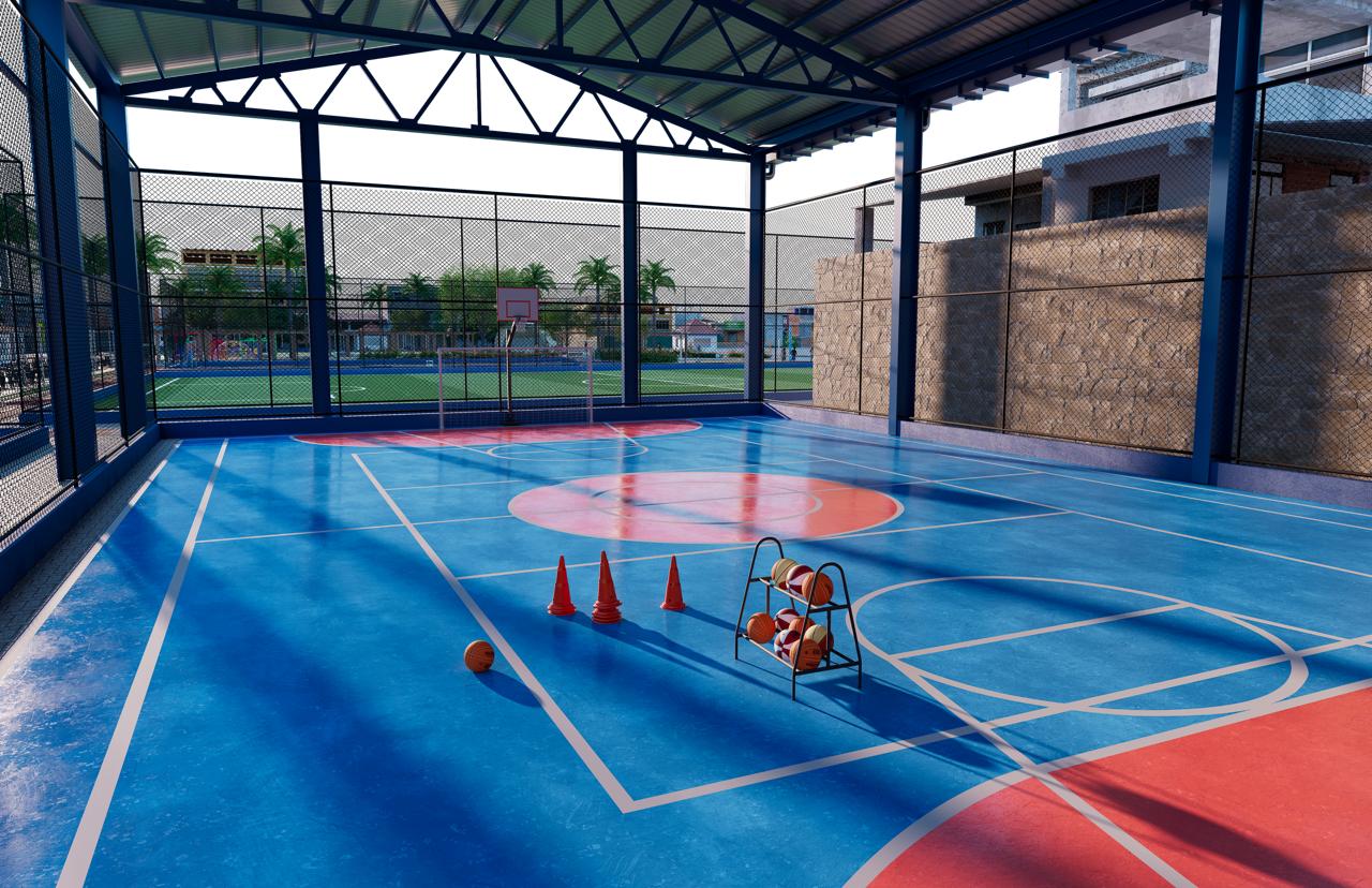 Quadra Poliesportiva coberta
